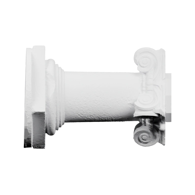 Симметричная структура с выступами и отверстиями, напоминающая клюв и крылья