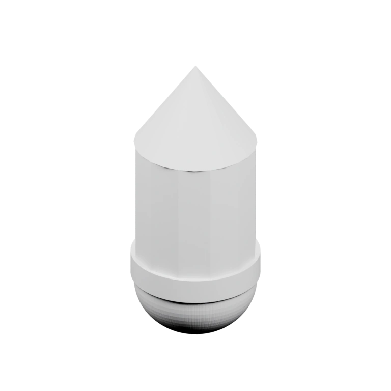 Рука держит цилиндрический предмет с отверстием