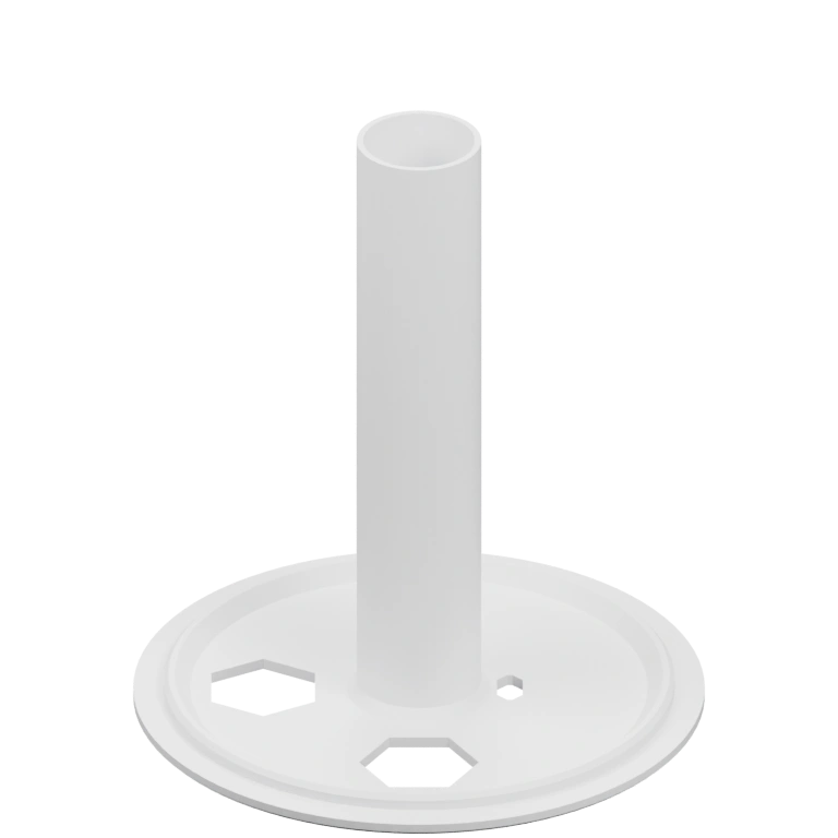 Форма напоминает орех, с гранями и вырезом сверху