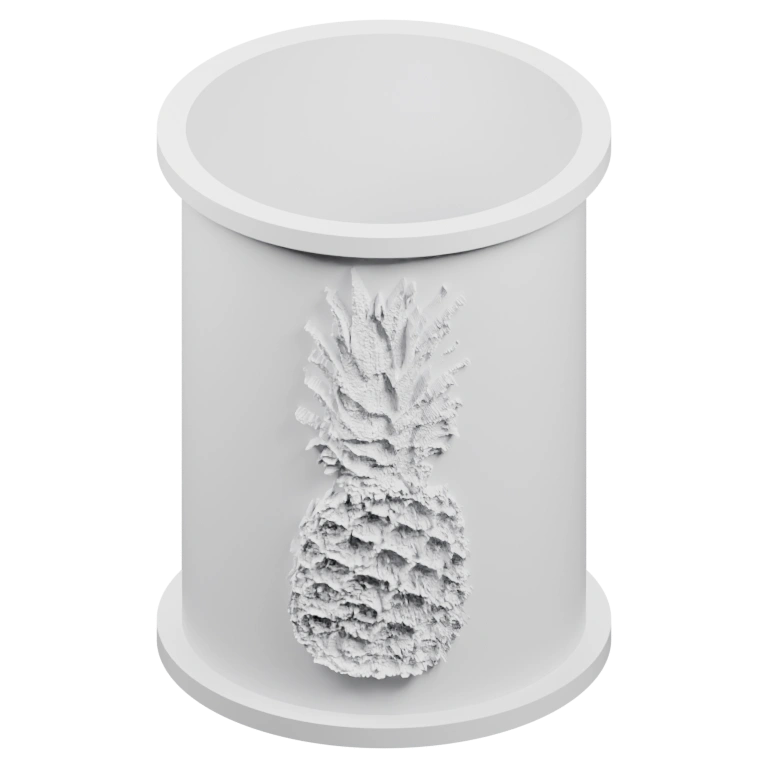 Сложенные листья с основанием, стоящие на подставке