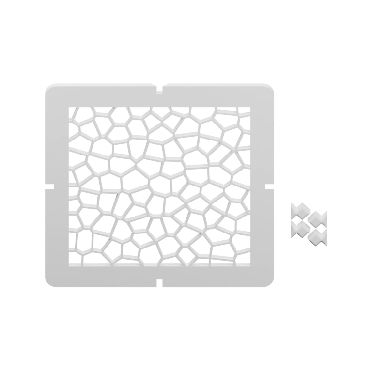 Цилиндрический элемент с отверстиями для фиксации труб