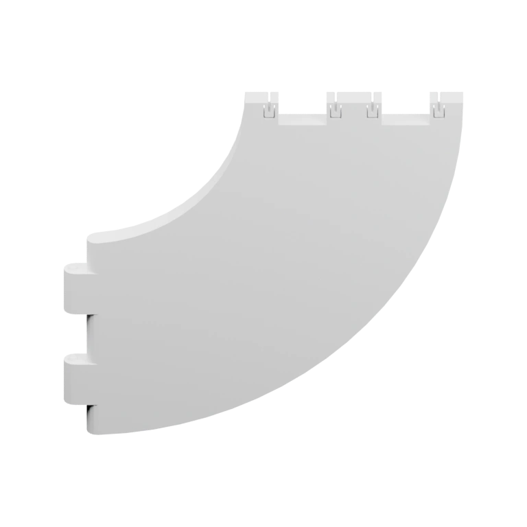 Сферическая форма с отверстием и плоской поверхностью