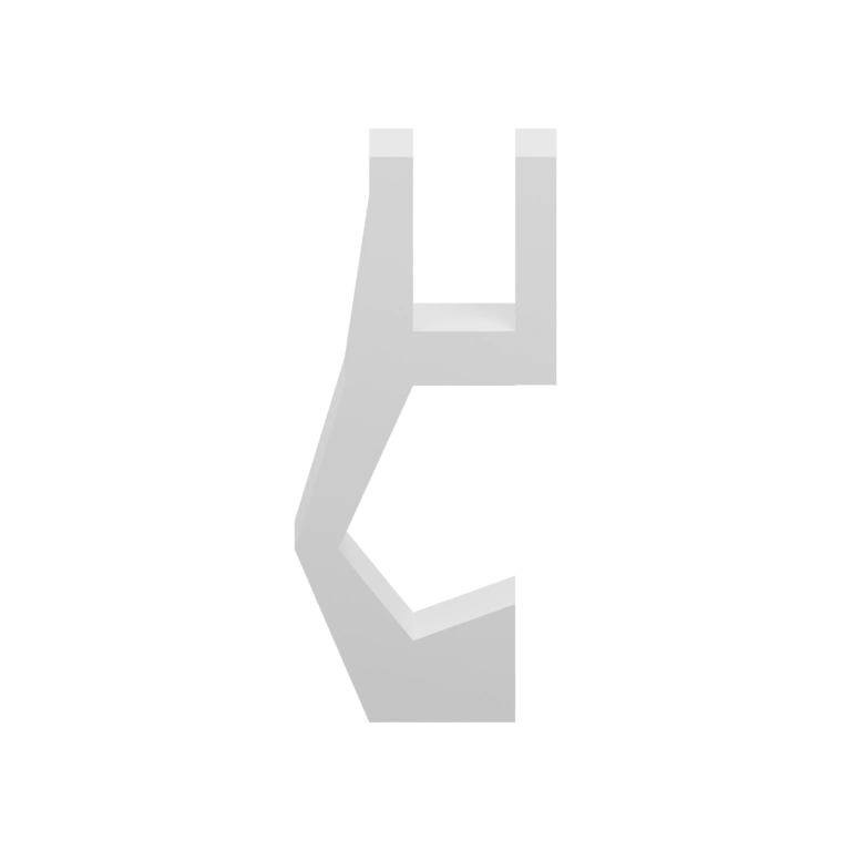 Узкий домик с арочным входом и двускатной крышей