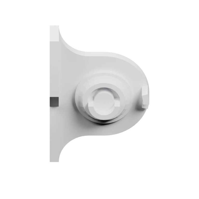 Прямоугольная конструкция с выемкой и фиксаторами для установки