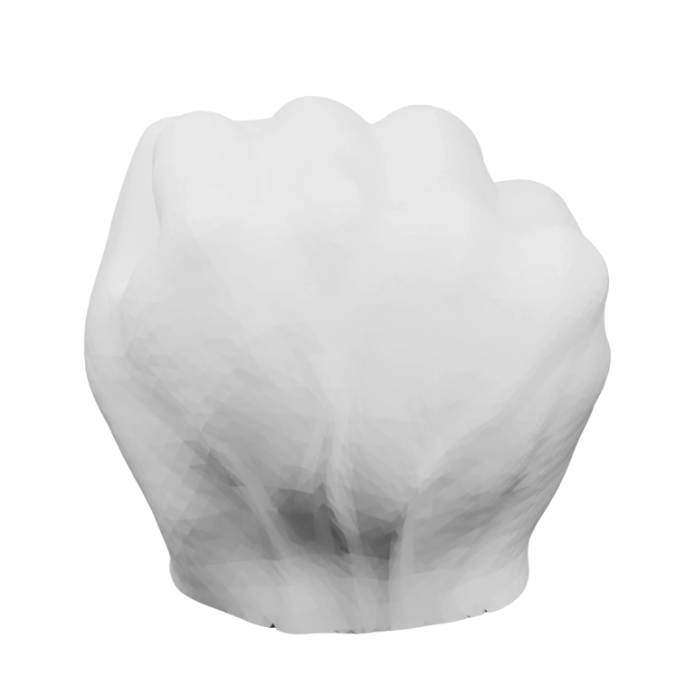 Форма черепа с зубами и отверстиями для вставки предметов