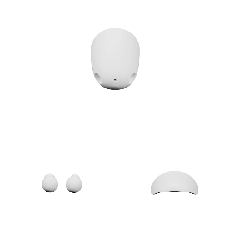 Цилиндрический контейнер с двумя горизонтальными ободами и круглой крышкой