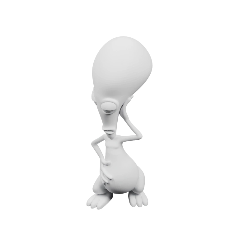 Симметричный элемент с двумя изогнутыми частями и центральной осью