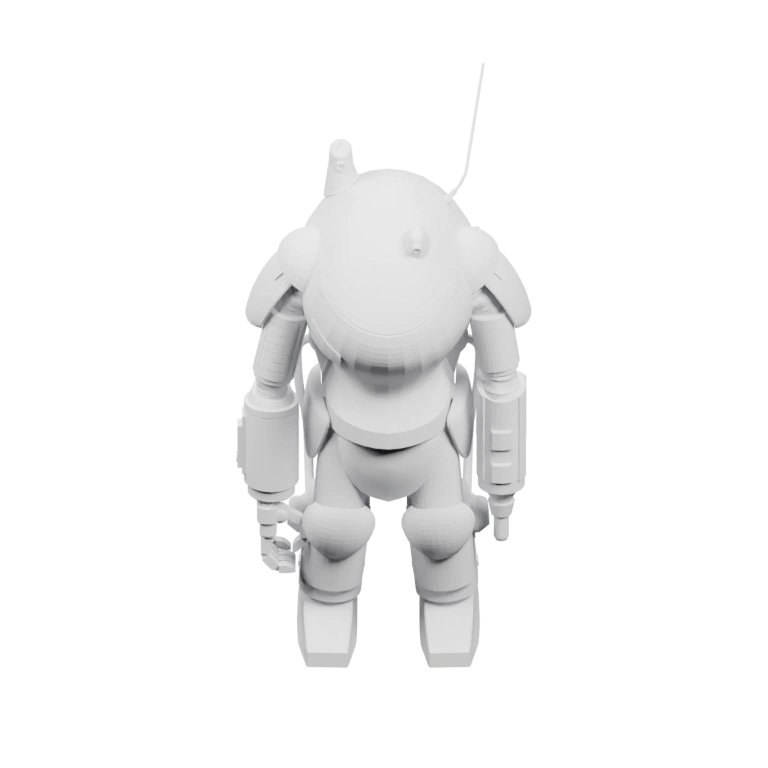 Узкая форма с колесами и крыльями, детализированная конструкция