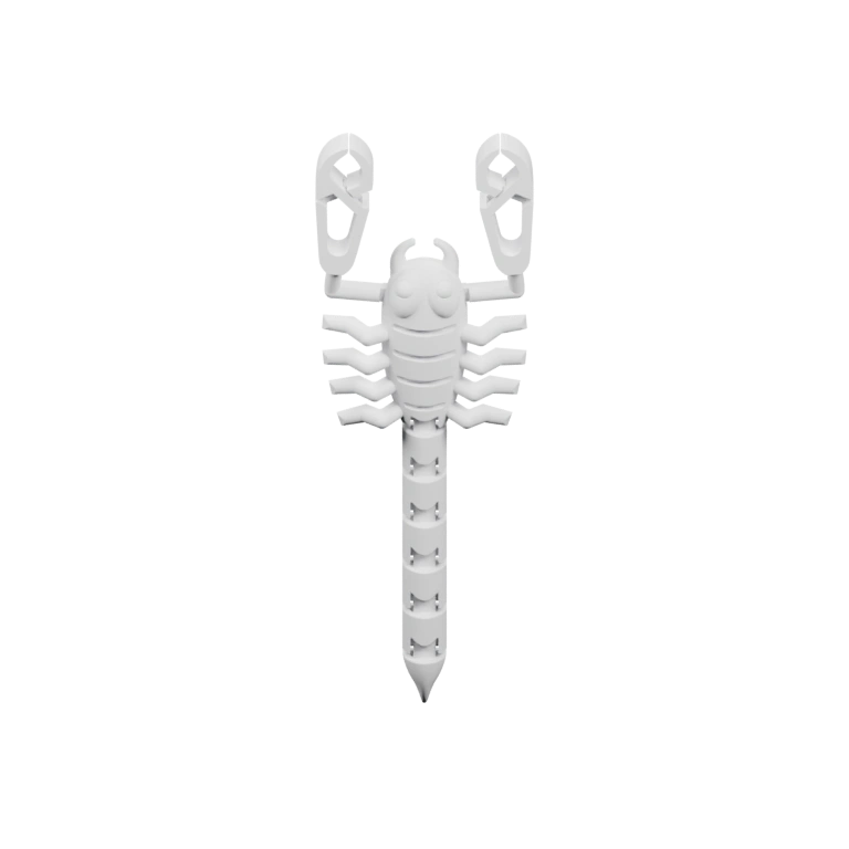 Длинный клинок с изящными изгибами и сложной формой рукояти