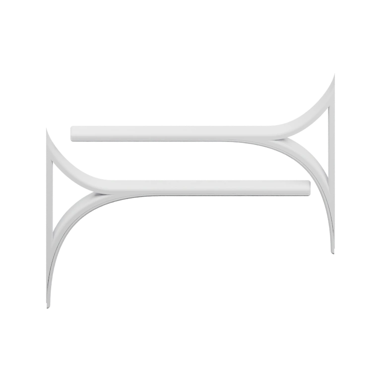 Скульптурная форма с выразительным лицом и основанием