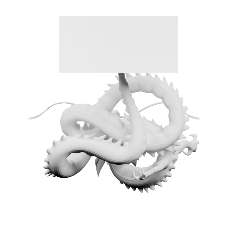 Две полумесяца с плавными краями и внутренними складками