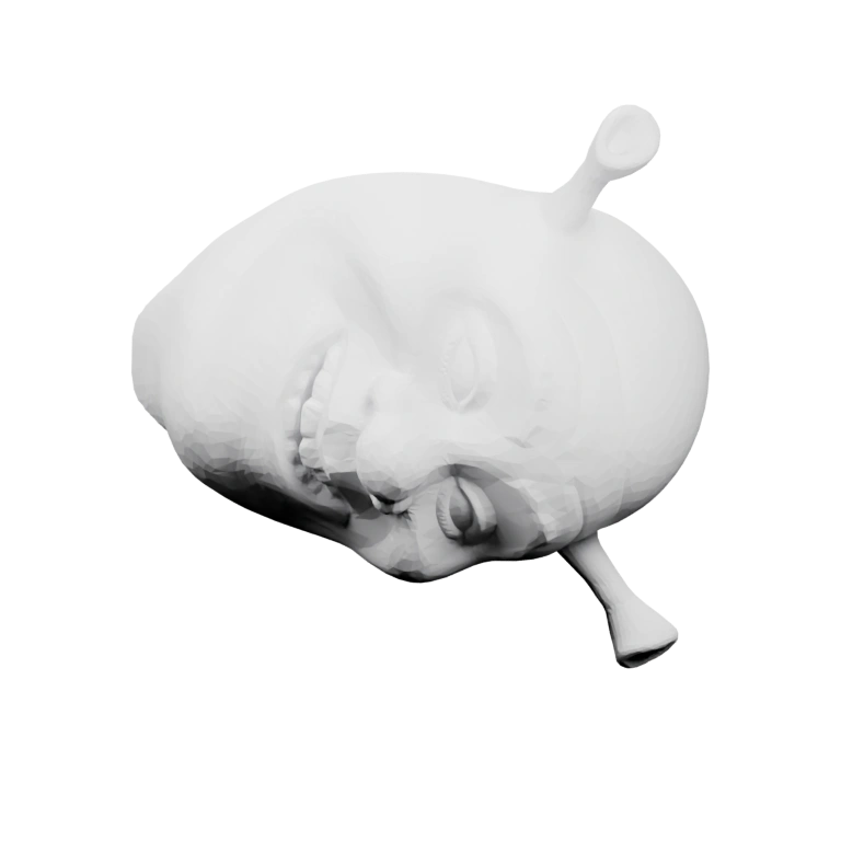 Крупная фигурка с массивным телом и выразительной головой