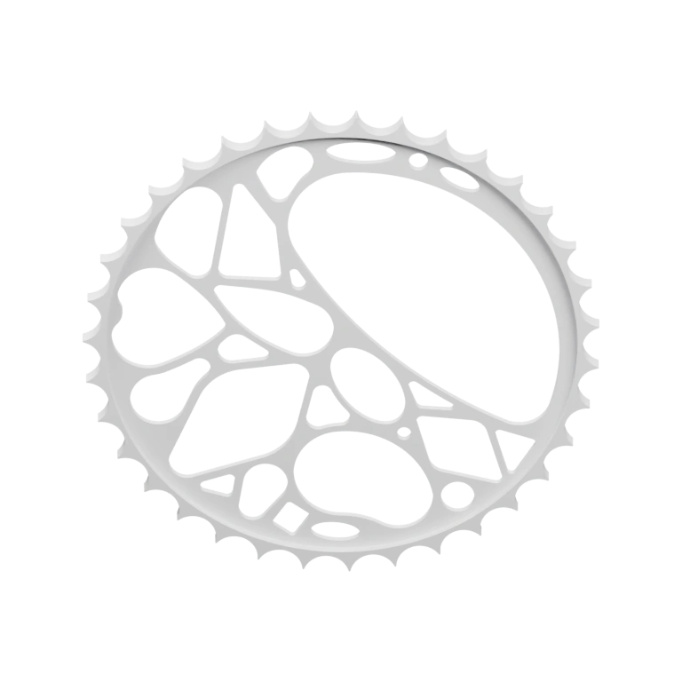 Круглый элемент с зубчатым краем и отверстиями для крепления