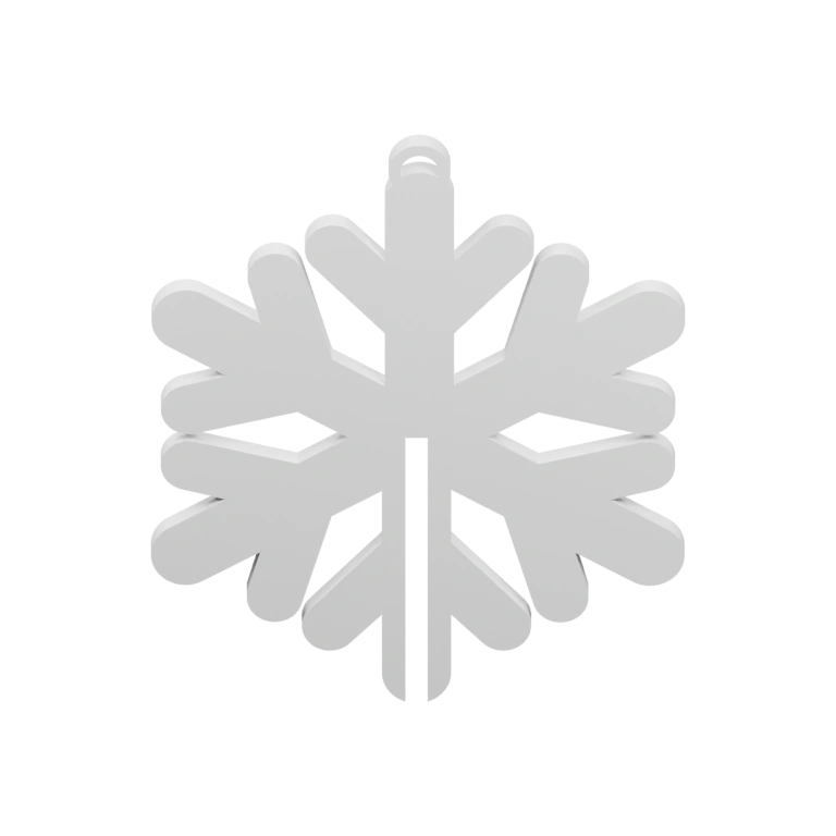 Симметричная форма с шестью ветвями и центральной осью