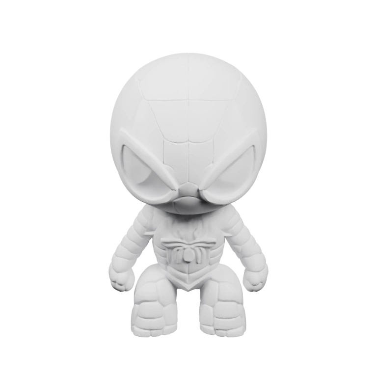 Симметричная форма с выступами и деталями на теле