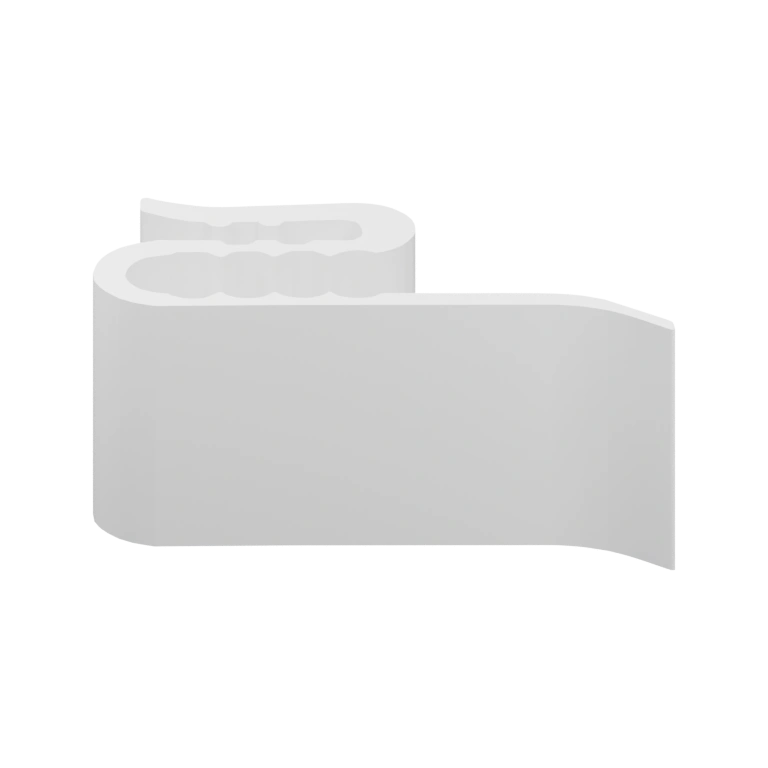 Узкая полоса с вырезами для фиксации нитей