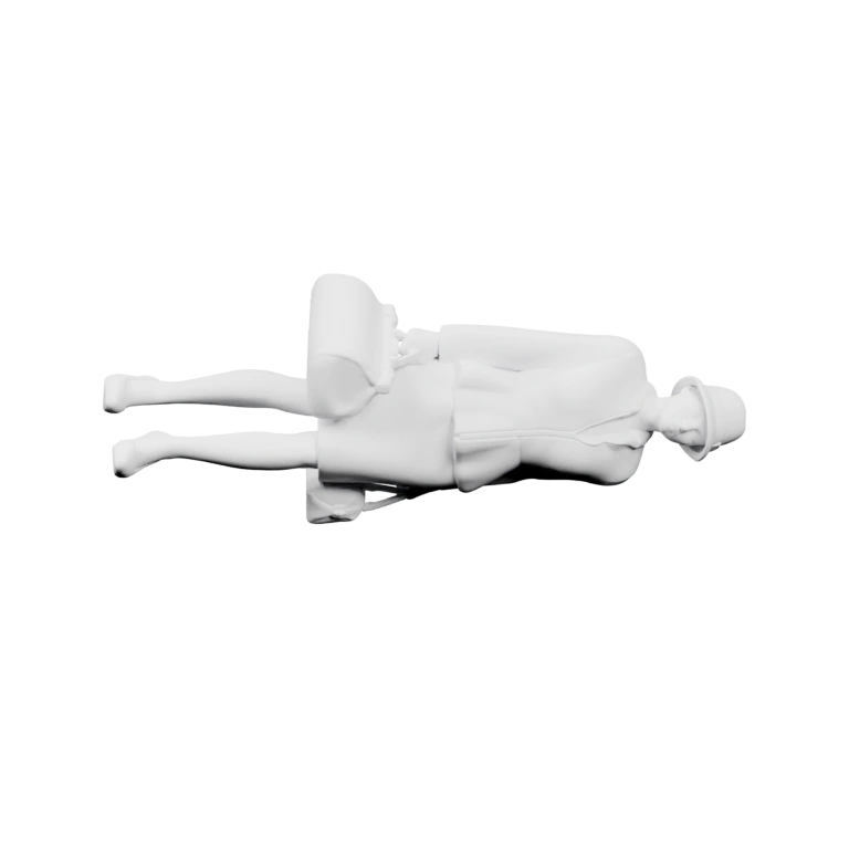 Женщина в шляпе и платье с сумкой