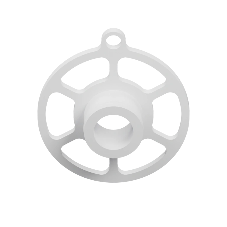 Круглая форма с отверстиями и выступами для крепления