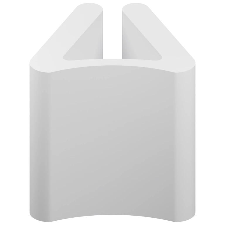 Треугольная форма с отверстиями для фиксации