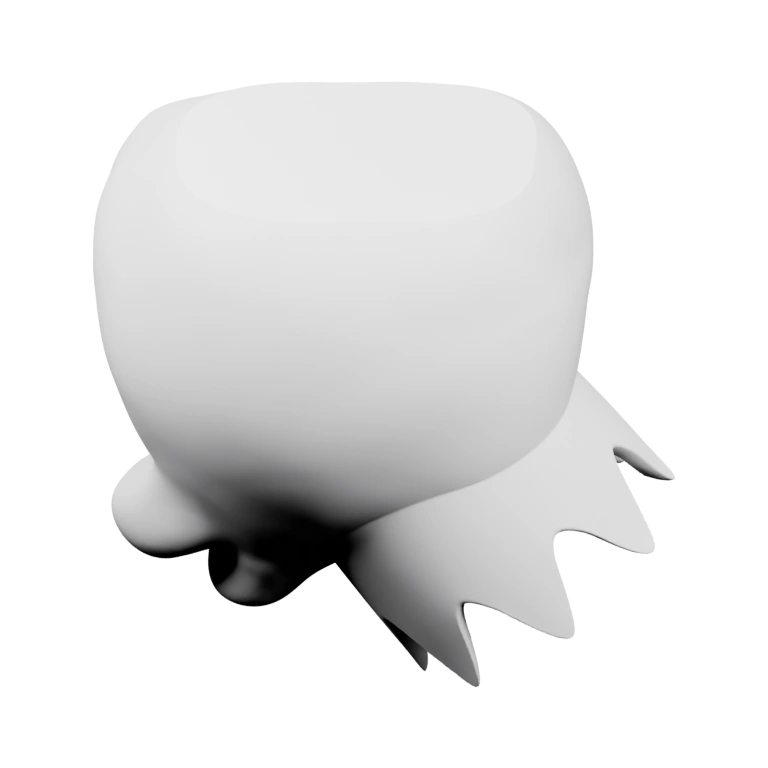 Фигурка с короной и характерным выражением лица