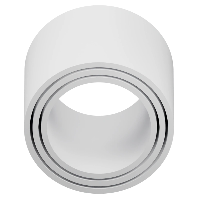 Симметричный круглый элемент с отверстием и плоской основой