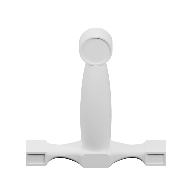 Вертикальная часть с горизонтальным основанием и отверстиями