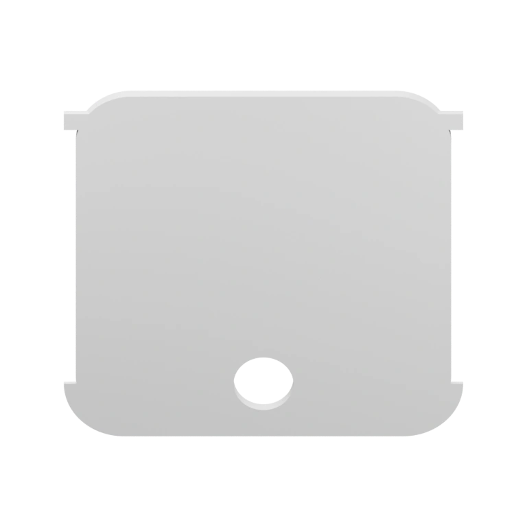 Плоская форма с отверстием и заостренными краями