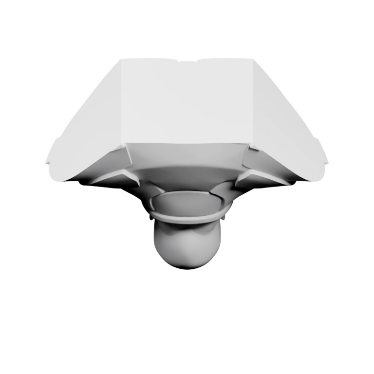 Бюст с детализированным лицом и орнаментом на плечах