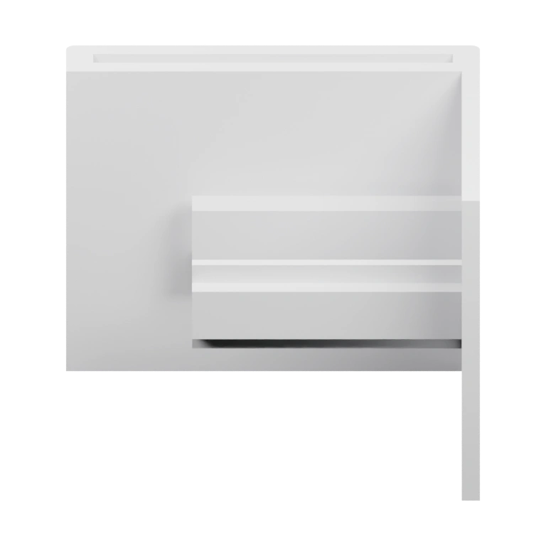 Плоская конструкция с выемками и вставкой с изображением