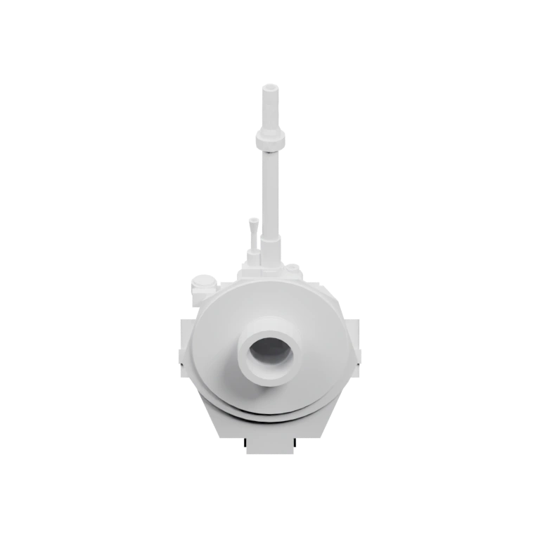 Узкий корпус с отверстием и подставкой