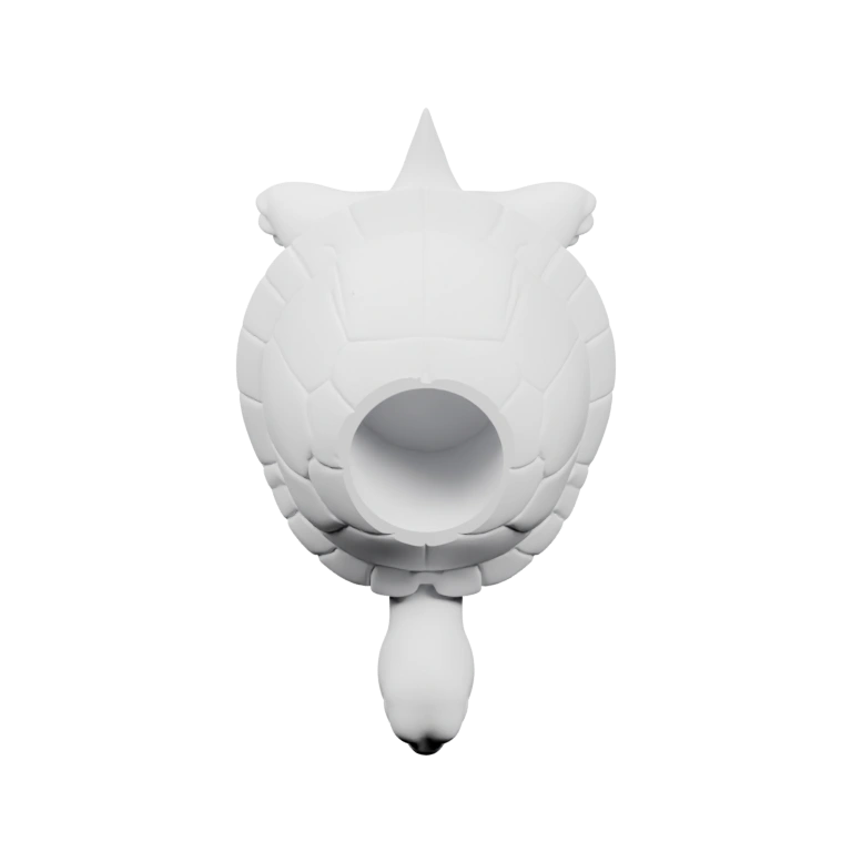 Симметричная форма с панцирем, ногами и хвостом