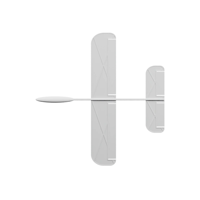 Устройство с двумя крыльями и горизонтальным стабилизатором