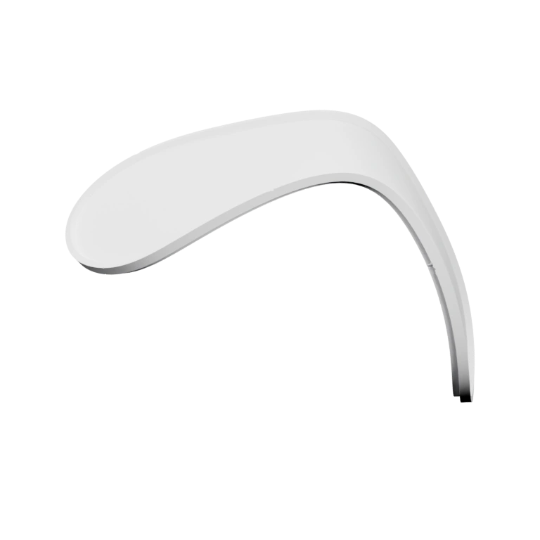 Два изогнутых элемента и два основания для фиксации устройства