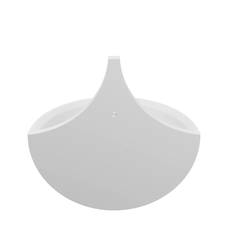 Округлый, с выступающим элементом сверху, для размещения предметов