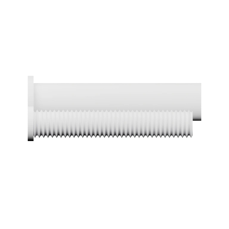 Вертикальный цилиндр с резьбой и плоским основанием