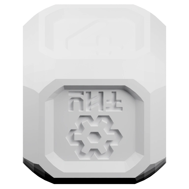 Плоская форма с вырезами и символами в центре