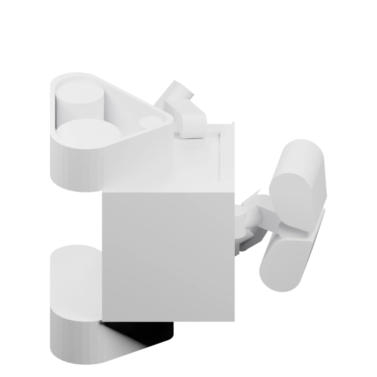 Фигурка с вытянутым корпусом и разными руками