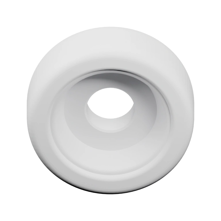 Имеет центральное отверстие и цилиндрическую часть