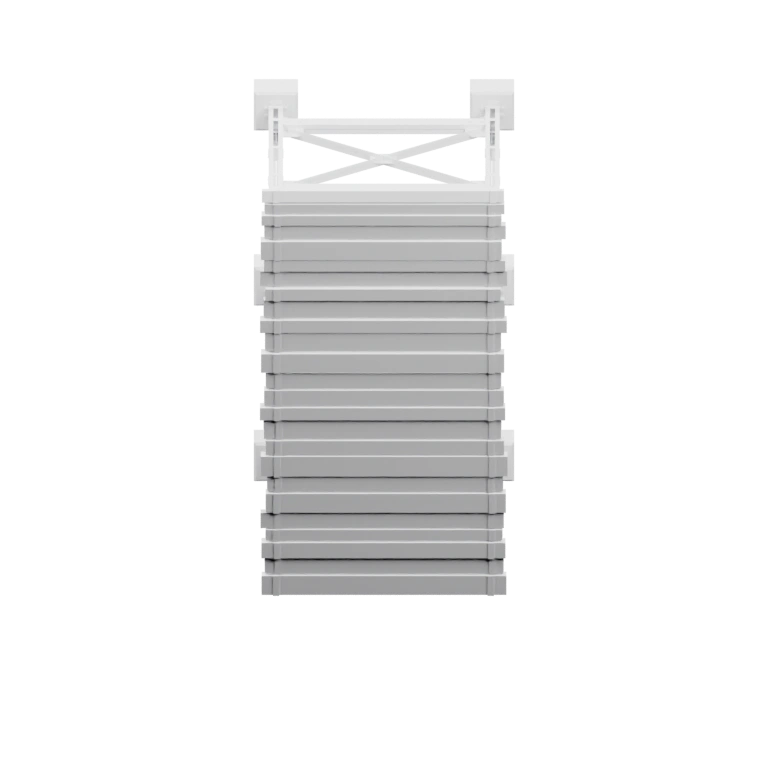 Структура с горизонтальными планками и вертикальными опорами