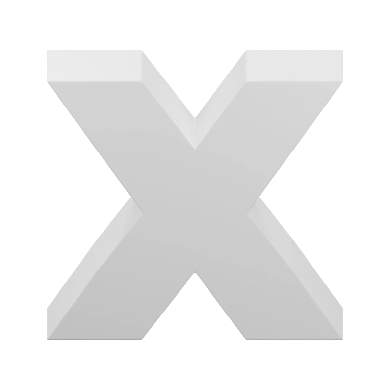 Два одинаковых символа с вертикальными элементами под ними