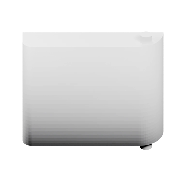 Узкая форма с выступом на верхней части и округлыми боковыми сторонами