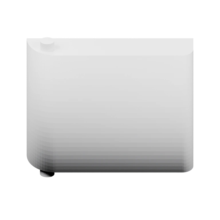 Прямоугольный корпус с выступом сверху и небольшим отверстием