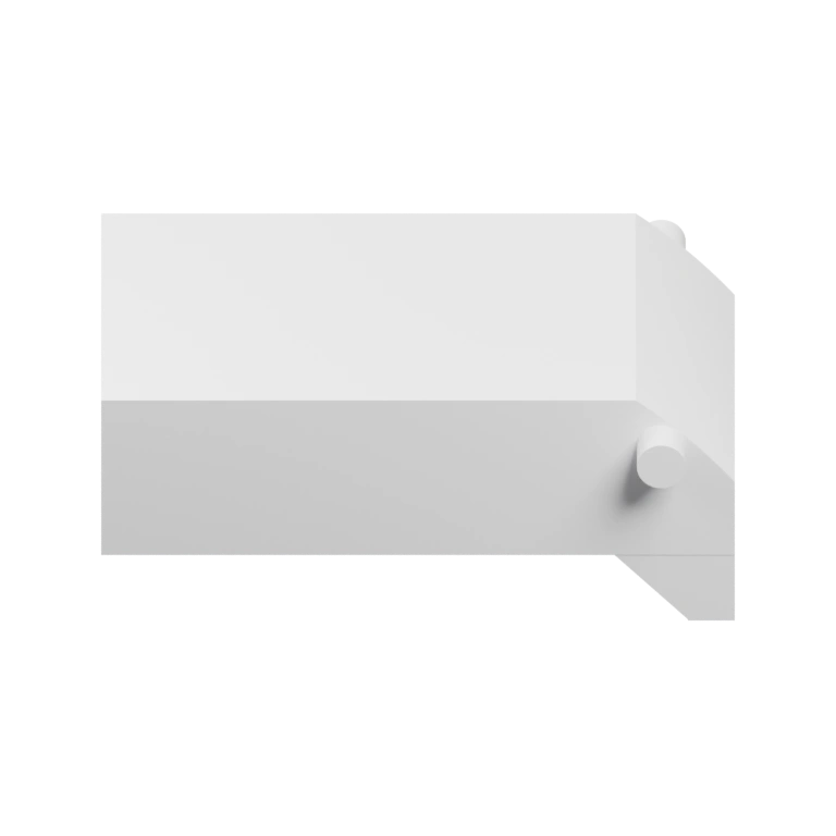 Прямоугольный элемент с отверстиями и выступами для крепления