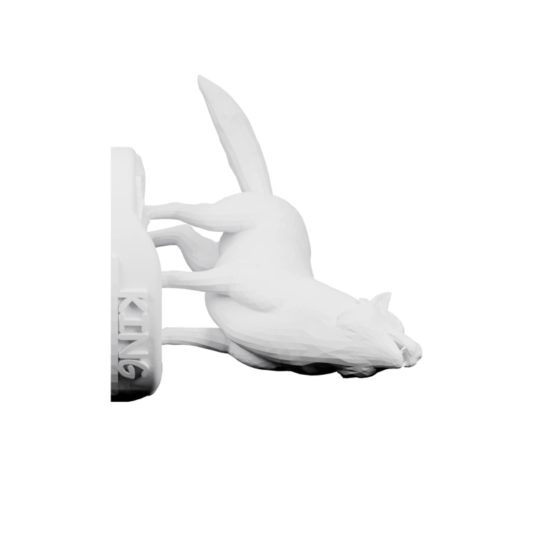 Статуэтка волка в разных позах на круглой основе с рельефом