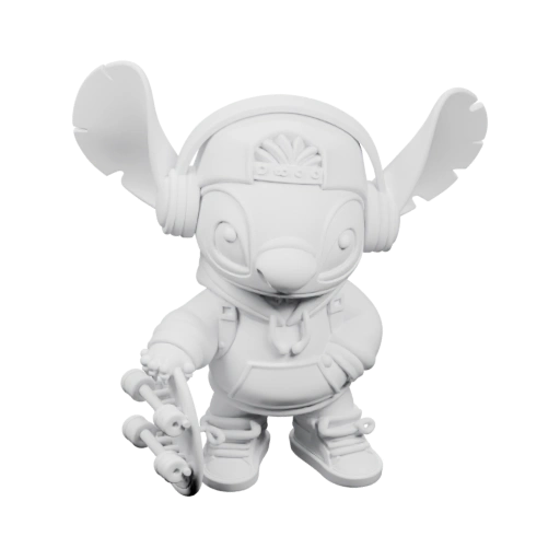 Фигурка с крыльями и наушниками