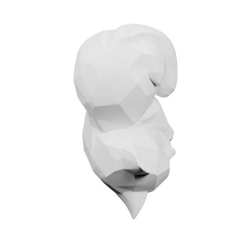 Фигурка с закрытыми глазами