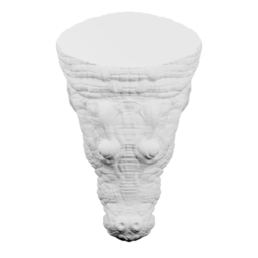 Декоративная подставка в виде головы