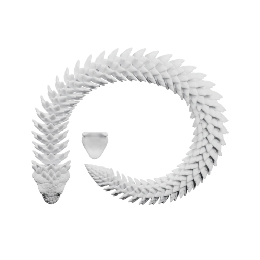 Змея с чешуей