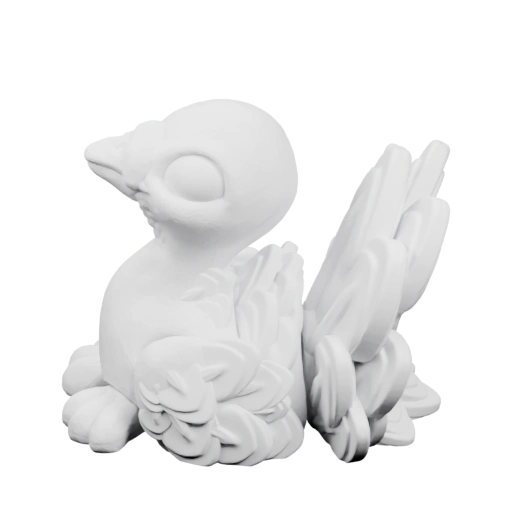 Фигурка птицы с крыльями