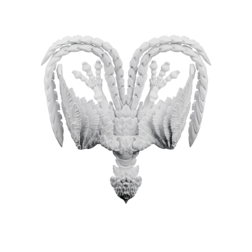 Крылатая фигура с хвостом